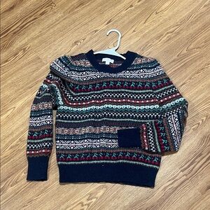 J. Crew Men's Festive Patterned Crewneck Sweater